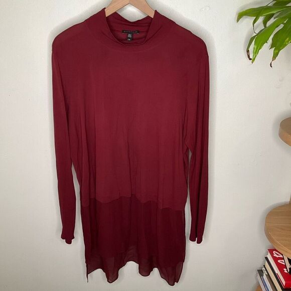 Eileen Fisher Silk Long Sleeve Tunic - Picture 1 of 6